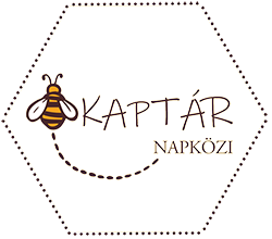 Kaptár Napközi fehér logó